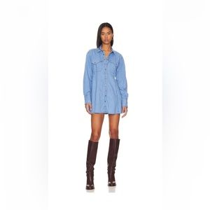 Free People Sammi Denim Mini Dress